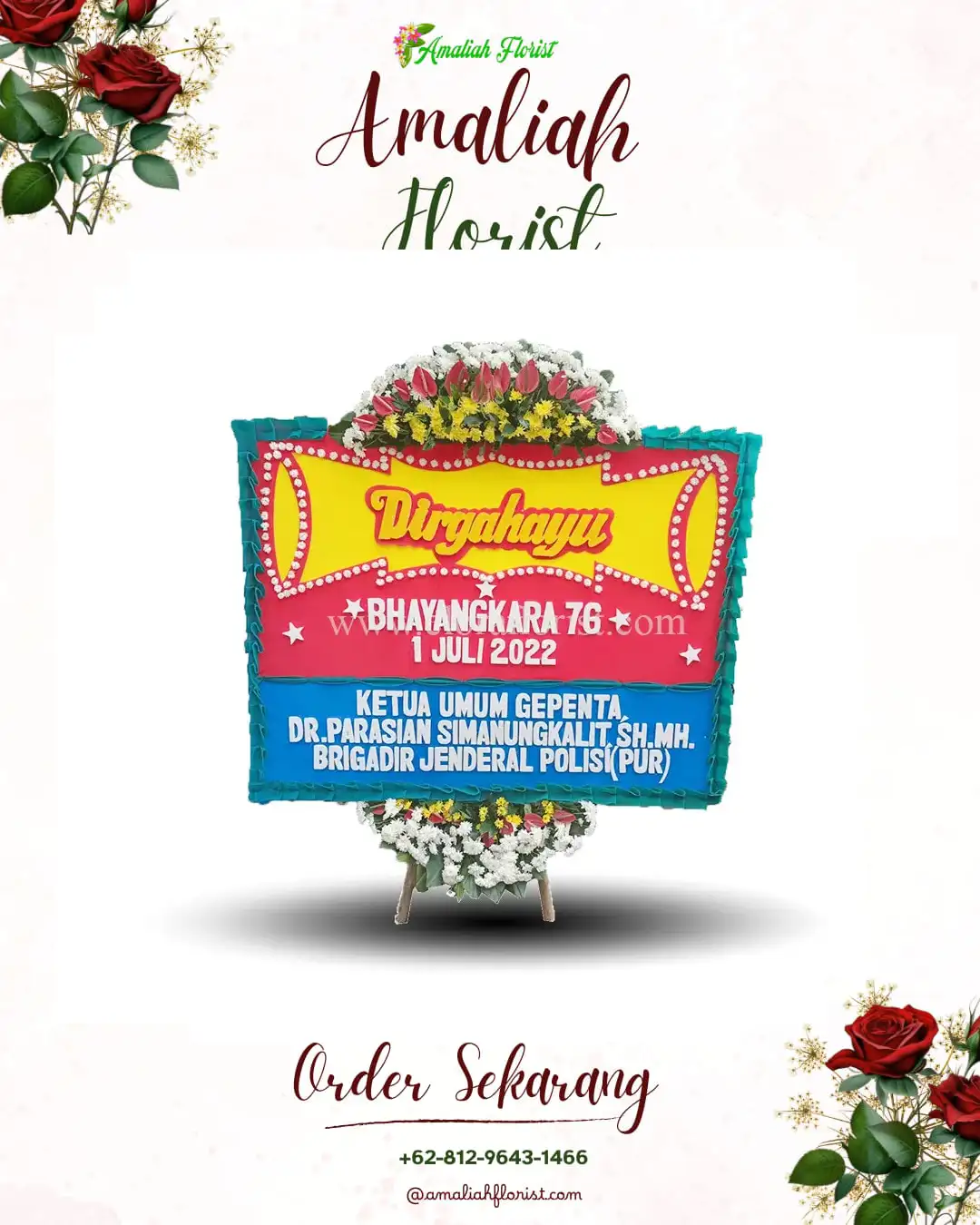 Papan Bunga HUT Ulang Tahun Jurangmangu